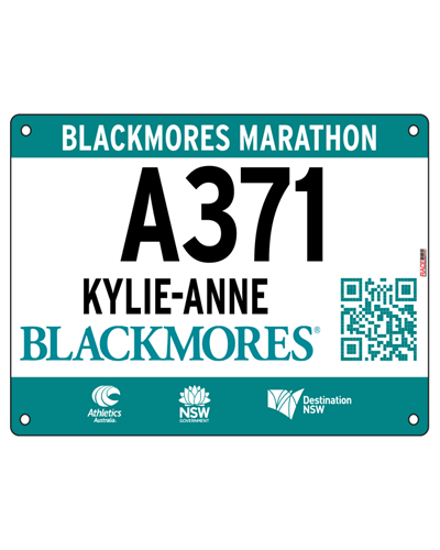 Show details for Full Colour One Sided Race Bibs