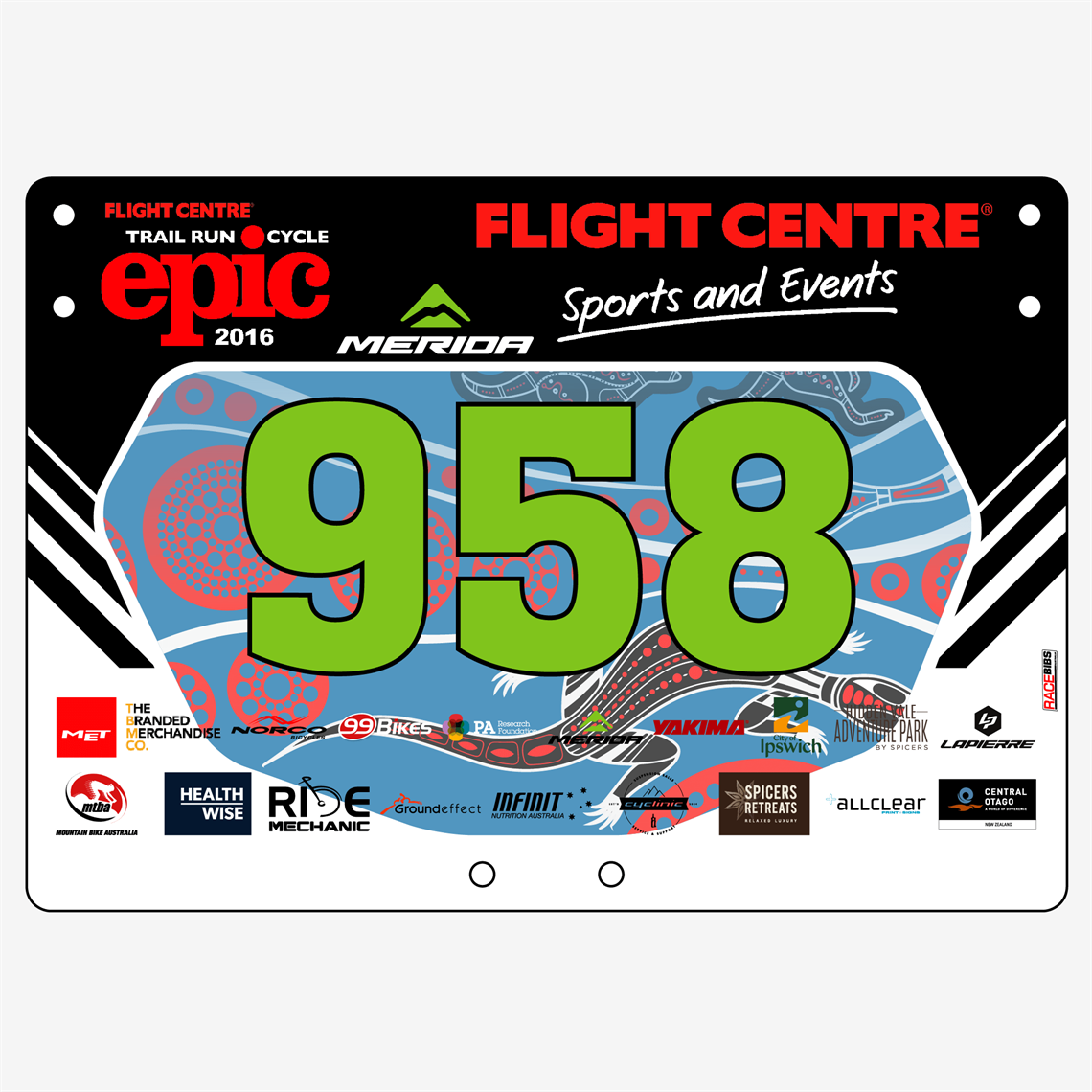 Show details for Full Colour One Sided Economical Race Numbers