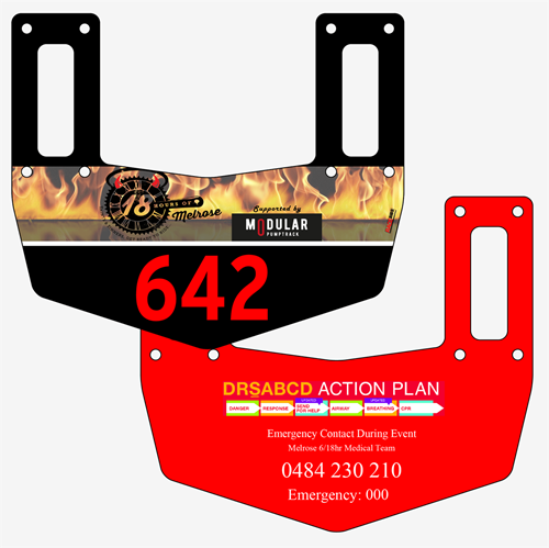 Show details for Full Colour Two Sided Premium Bike Plates