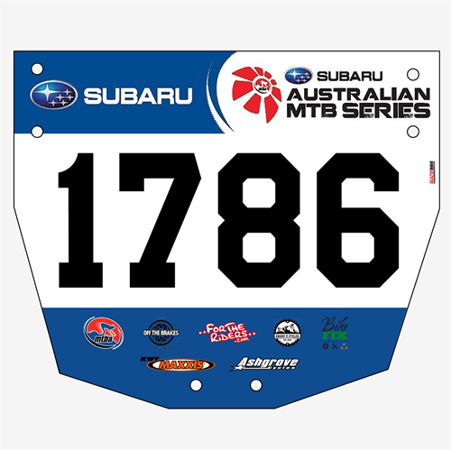 Show details for Full Colour Front, Black and White Reverse Premium Bike Plates