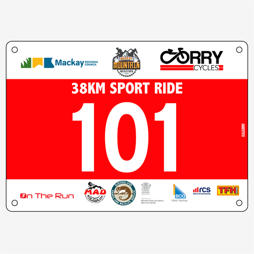 Show details for Full Colour One Sided Race Bibs