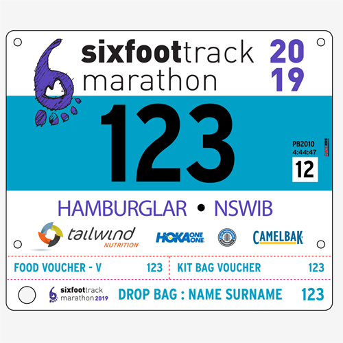 Show details for Full Colour One Sided Race Bibs with Tear off Tags