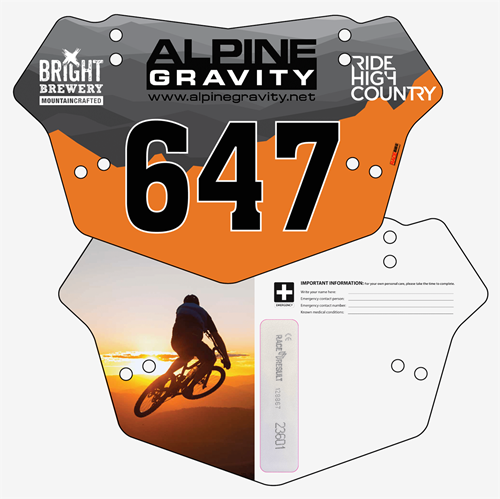 Show details for Full Colour Two Sided Premium Bike Plates