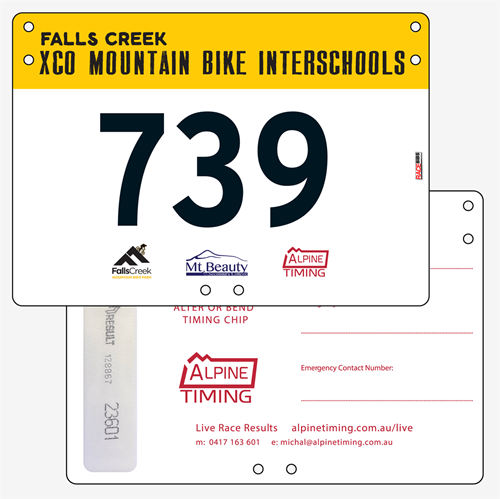 Show details for Full Colour Two Sided Standard Bike Plates