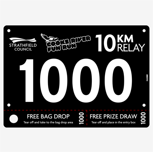 Show details for Full Colour Two Sided Race Bibs with Tear off Tags