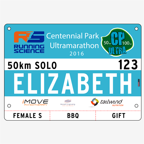 Show details for Full Colour One Sided Race Bibs with Tear off Tags