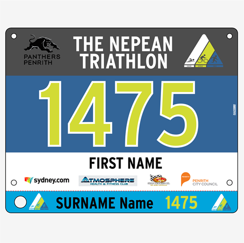 Show details for Full Colour One Sided Race Bibs with Tear off Tags