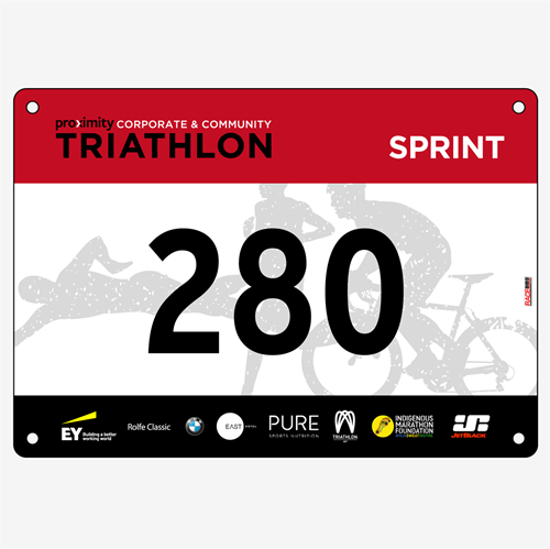 Show details for Full Colour One Sided Race Bibs