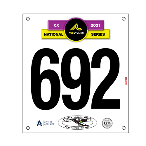 Picture of Full Colour One Sided UCI Race Bibs