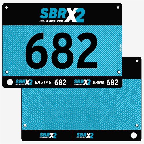 Show details for Full Colour Two Sided Race Bibs with Tear off Tags