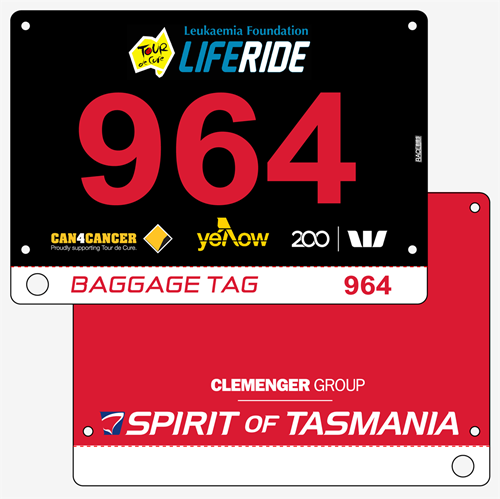 Show details for Full Colour Two Sided Race Bibs with Tear off Tags