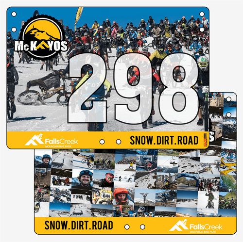 Show details for Full Colour Two Sided Economical Race Numbers