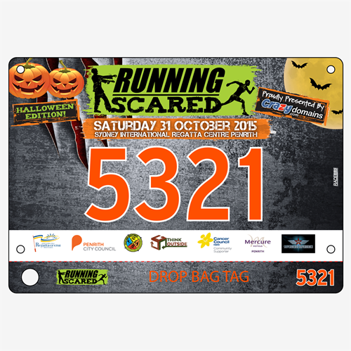Show details for Full Colour One Sided Race Bibs with Tear off Tags