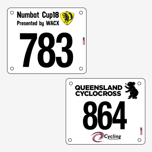 Show details for Full Colour One Sided Shoulder Race Bibs