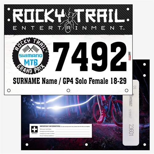 Show details for Full Colour Two Sided Standard Bike Plates