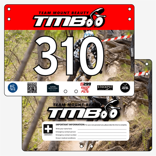 Show details for Full Colour Two Sided Economical Race Numbers