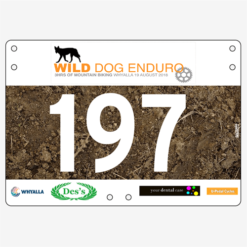 Show details for Full Colour One Sided Economical Race Numbers