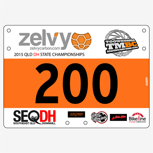 Show details for Full Colour One Sided Economical Race Numbers