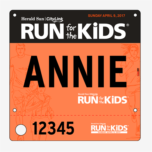 Show details for Full Colour One Sided Race Bibs with Tear off Tags