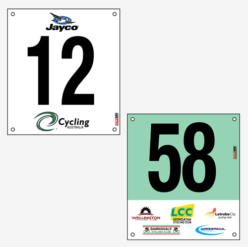 Show details for Full Colour One Sided UCI Race Bibs