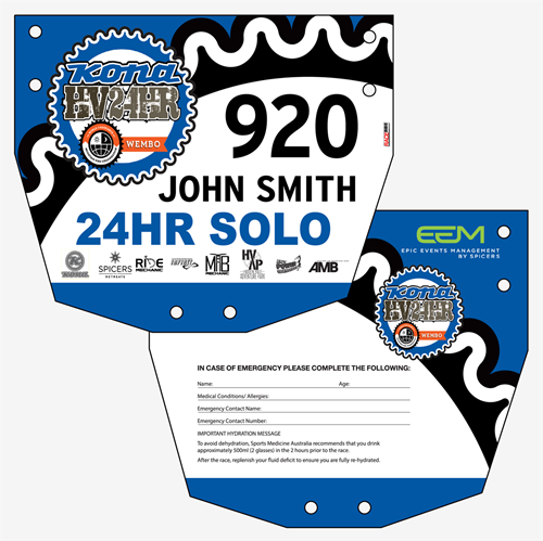 Show details for Full Colour Two Sided Premium Bike Plates