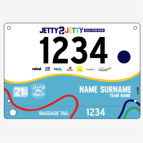 Show details for Full Colour One Sided Race Bibs with Tear off Tags