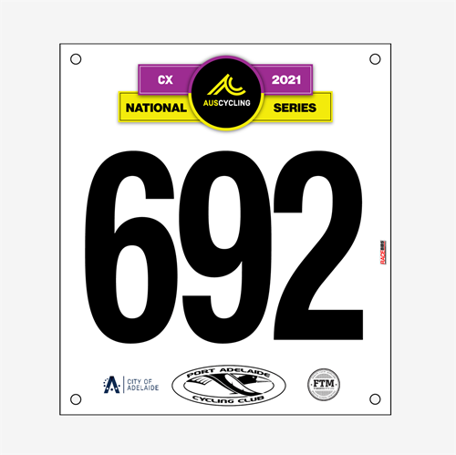 Show details for Full Colour One Sided UCI Race Bibs