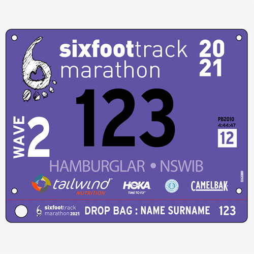 Show details for Full Colour Two Sided Race Bibs with Tear off Tags