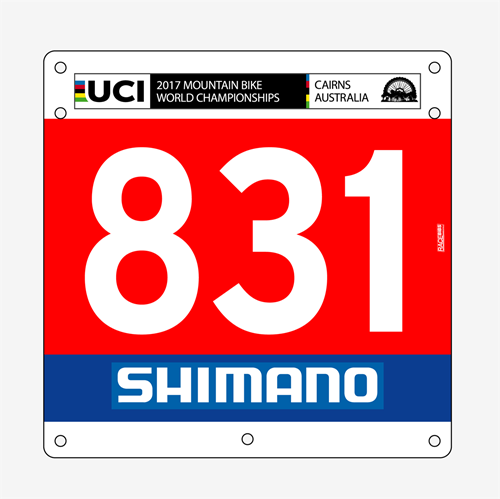 Picture of Full Colour One Sided Standard Bike Plates