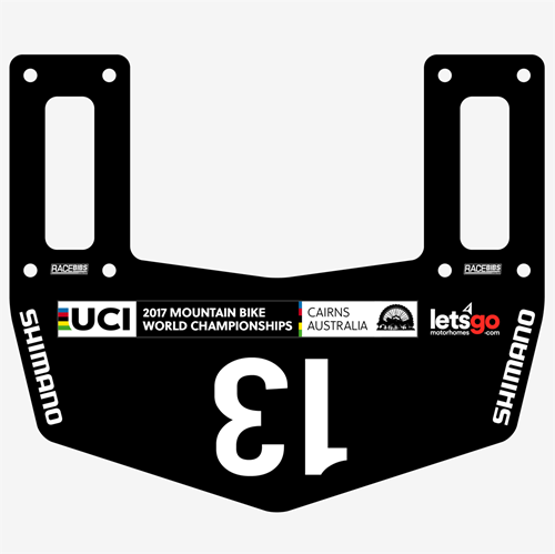 Show details for Full Colour One Sided Premium Bike Plates