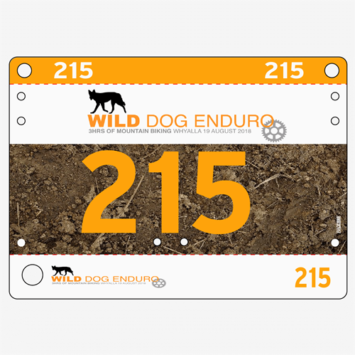 Show details for Full Colour Two Sided Economical Race Numbers with Tear off Tags