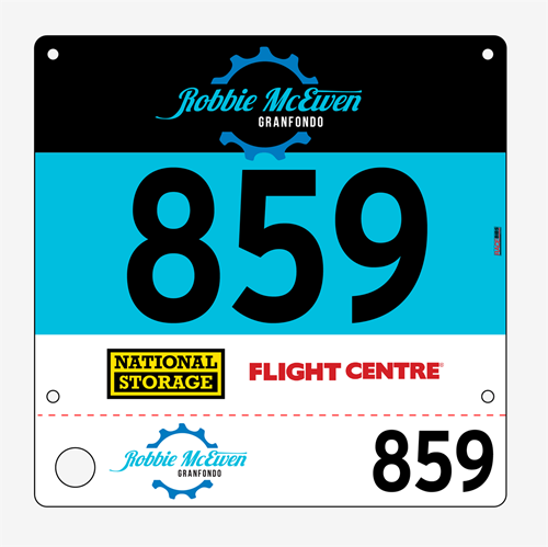 Show details for Full Colour Two Sided Race Bibs with Tear off Tags