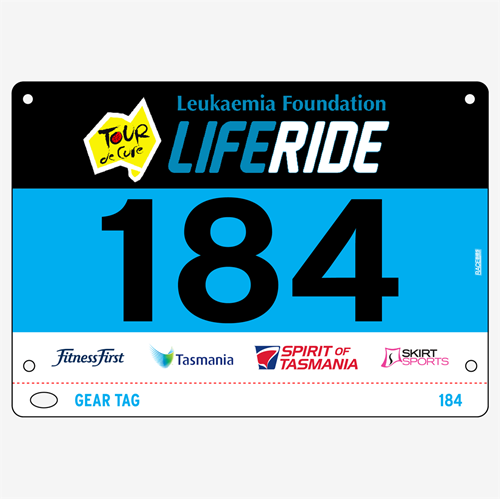 Show details for Full Colour One Sided Race Bibs with Tear off Tags