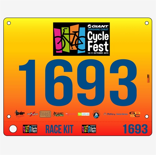 Show details for Full Colour Two Sided Race Bibs with Tear off Tags