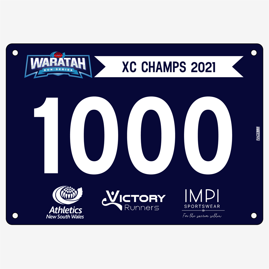 Race Bibs Australia Full Colour One Sided Race Bibs