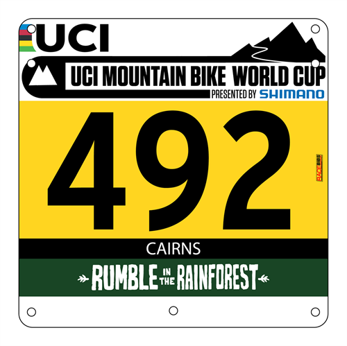 Picture of Full Colour One Sided Standard Bike Plates