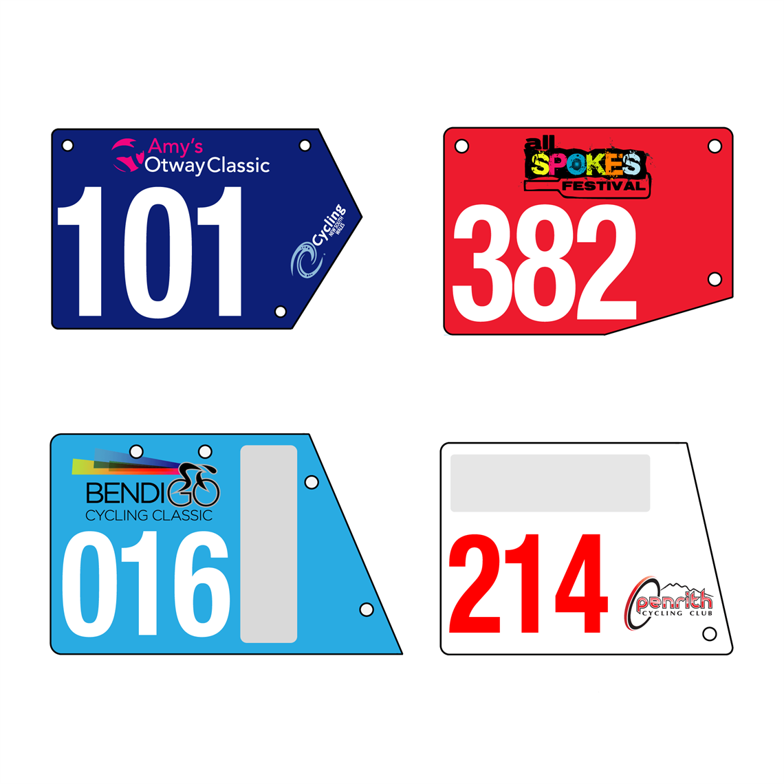 Race Bibs Australia Frame Plates